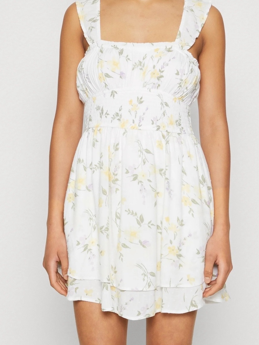 Holister Sleeveless Floral Mini Day Dress Women's XL